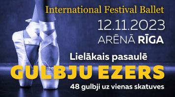 International Festival Ballet – Lielākais pasaulē ‘Gulbju ezers’ simfoniskā orķestra pavadījumā