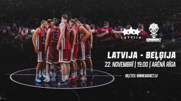 Latvija – Beļģija. FIBA Eurobasket 2025 kvalifikācija